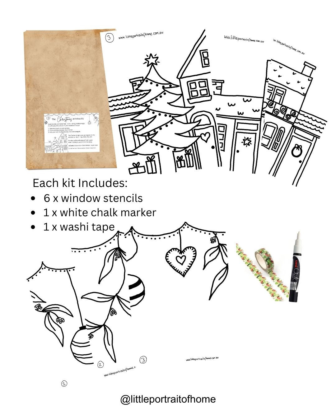 Handpainted watercolour image of a federation style home